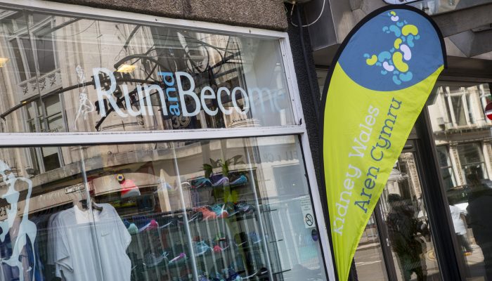 Specialist Running Store Run and Become partner with Kidney Wales for 2020 race