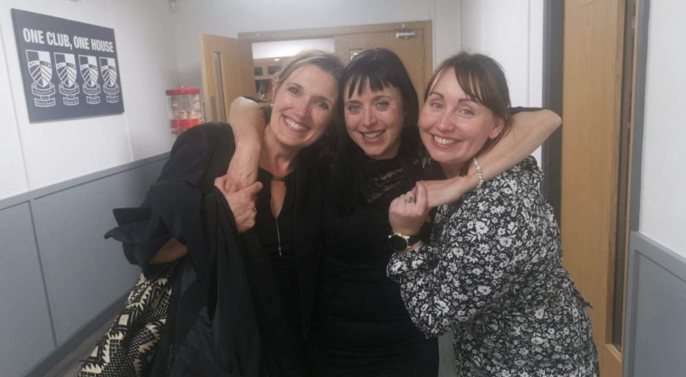 Helen, Joanna and Bethan running in memory of friend Pam for Kidney Wales